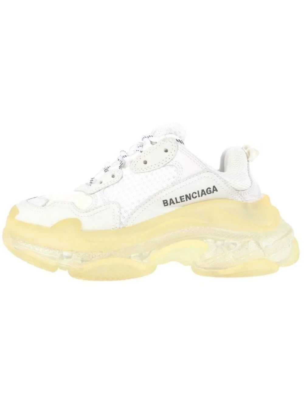 Balenciaga Triple S Low Cut Sneakers Shoe White